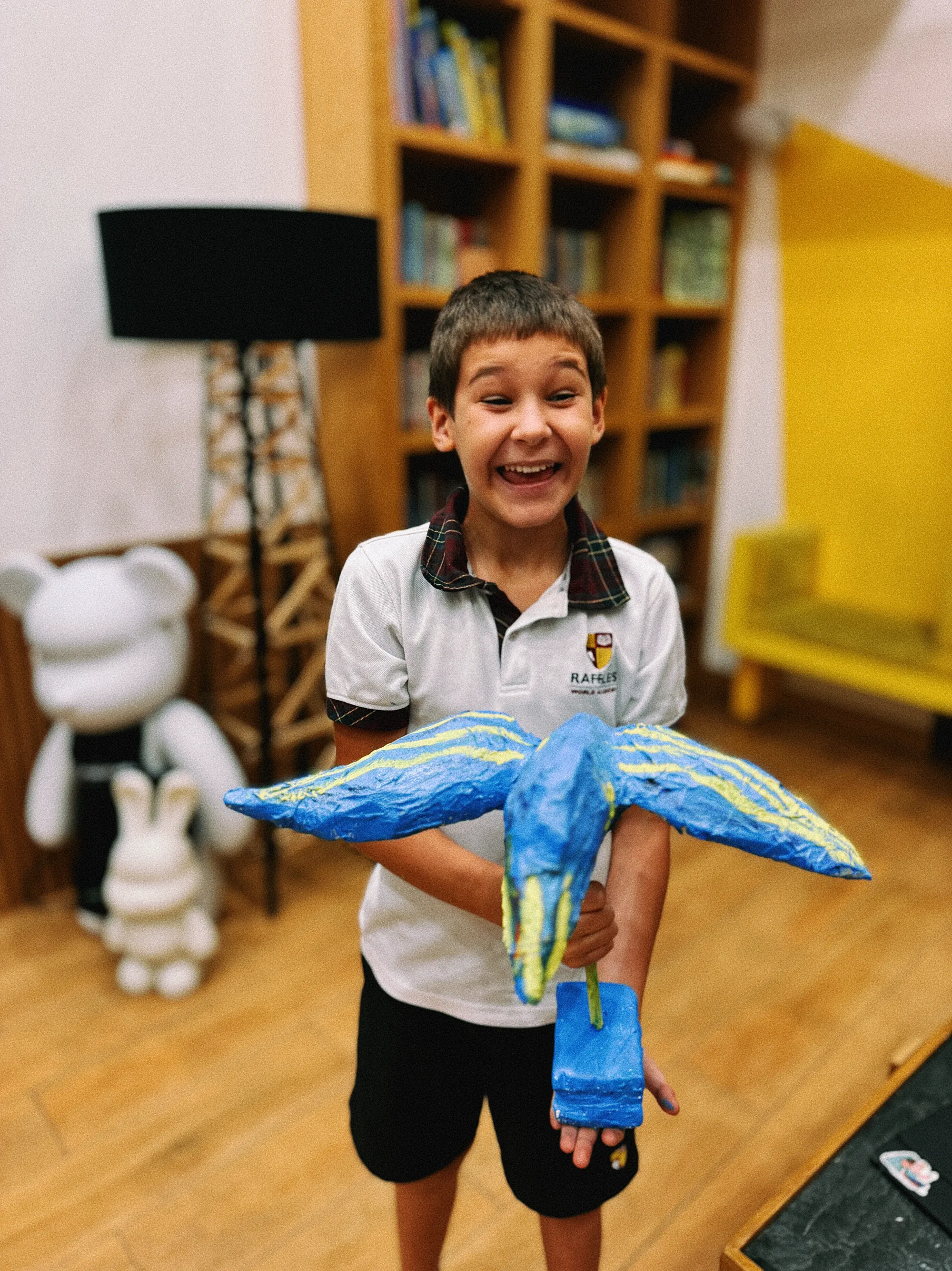 Саня и Костя сотворили различные поделки