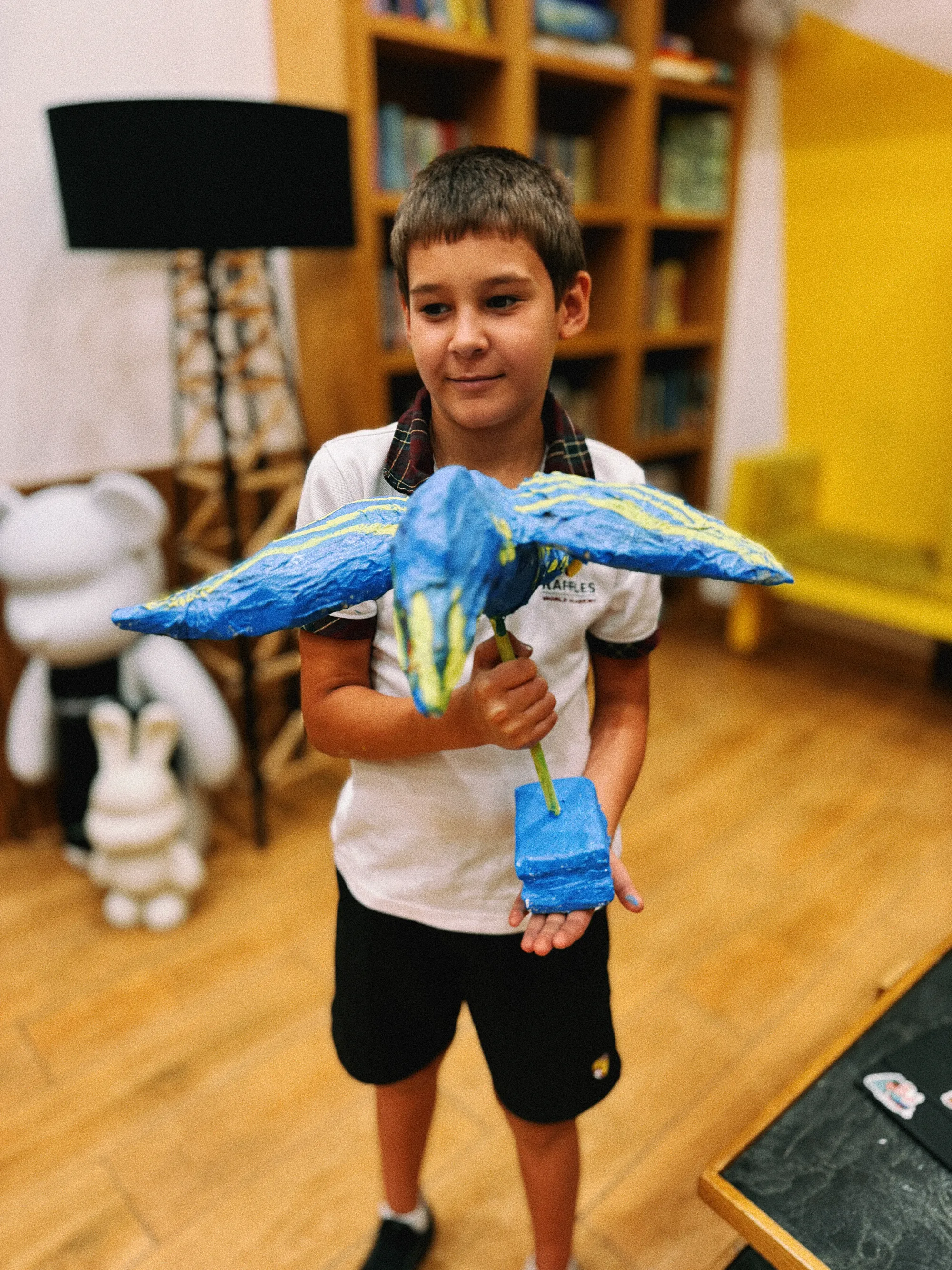 Саня и Костя сотворили различные поделки