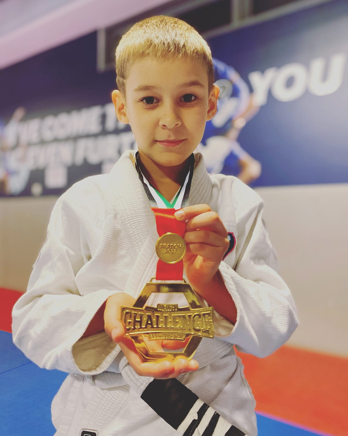 Старший ребенок взял золото!