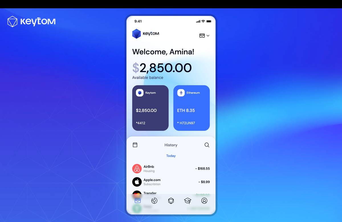 Прототип мобильного приложения для Keytom