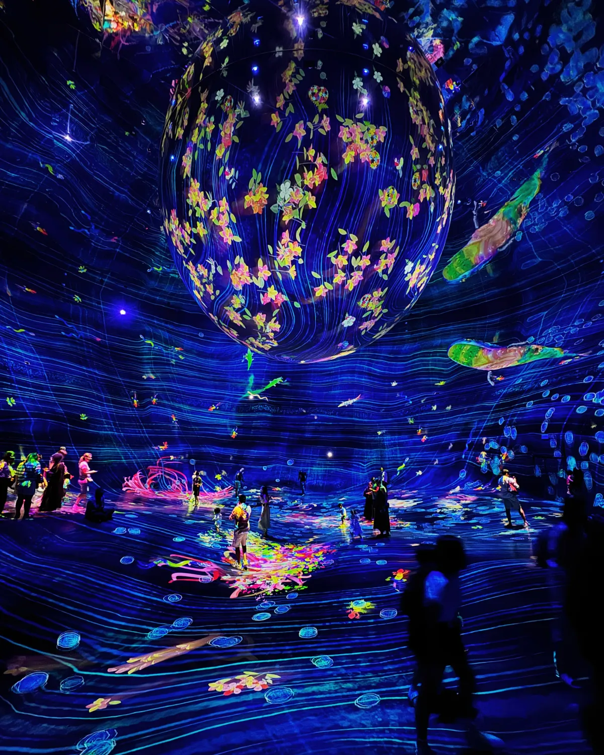 Были в Teamlab Phenomena в Абу-Даби