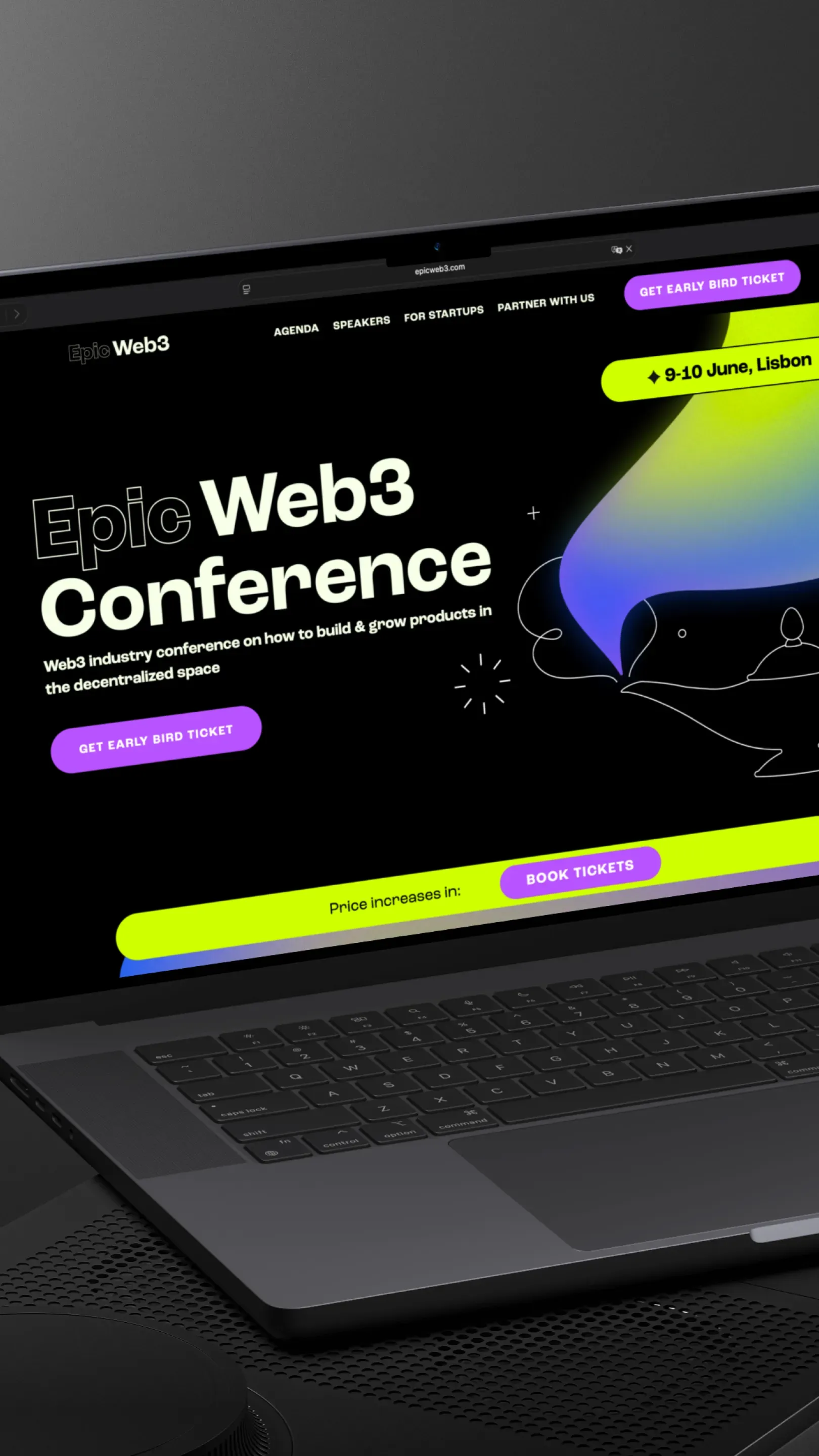 EpicWeb3 website build on Webflow