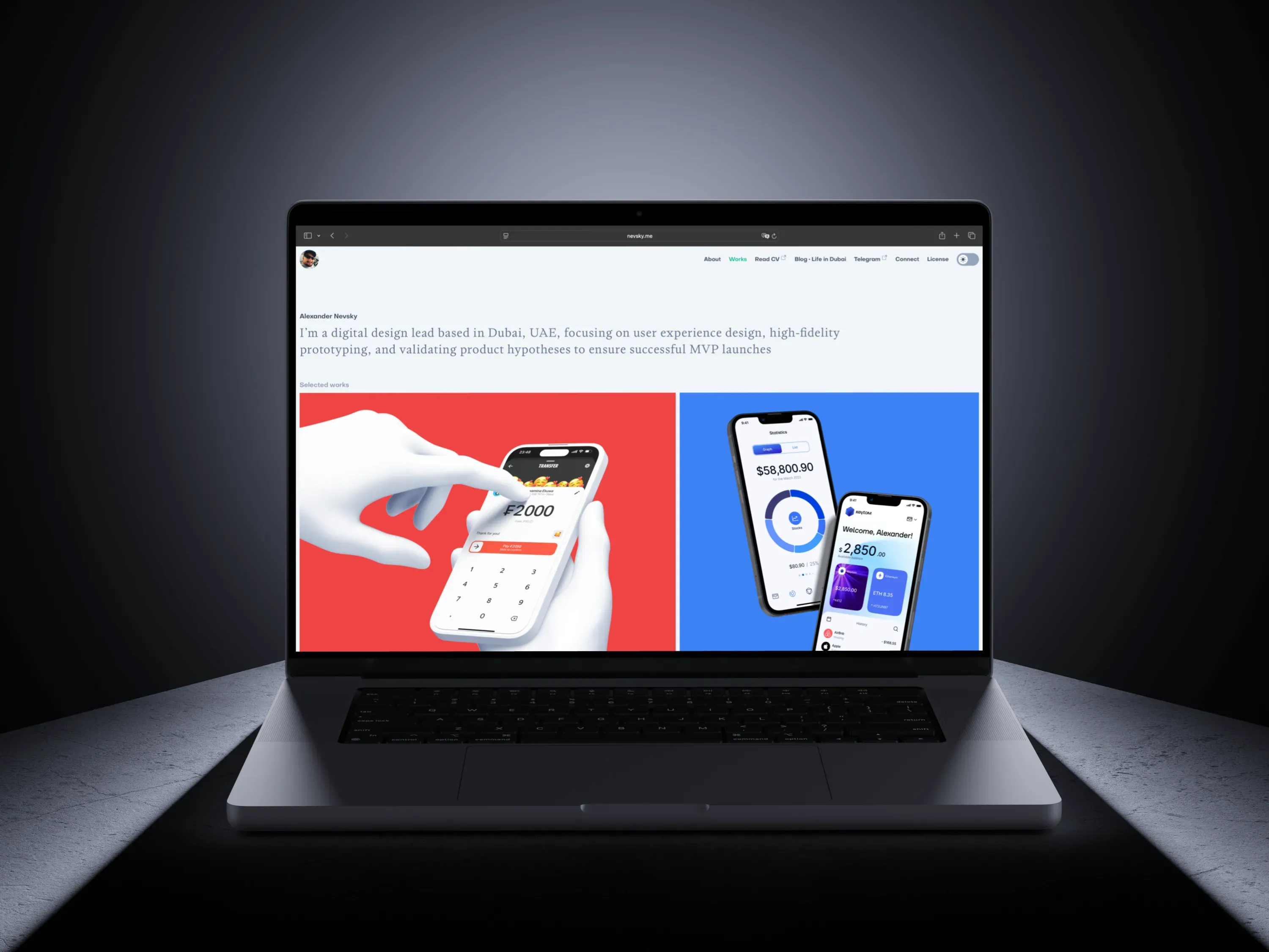 Мой личный сайт • nevsky.me